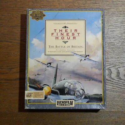 Vintage AMIGA 500/1000/2000 - Their Finest Hour, Battle of Britain,  Lucasfilm - Image 1 of 4