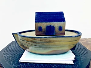 Eldreth Pottery Rare Noah's Ark Free Shipping! - Picture 1 of 15