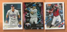 JOSH JUNG 2023 BOWMAN PLATINUM #1 +2021 TOPPS PRO DEBUT #PD-4 + 2022 PRO DEBUT