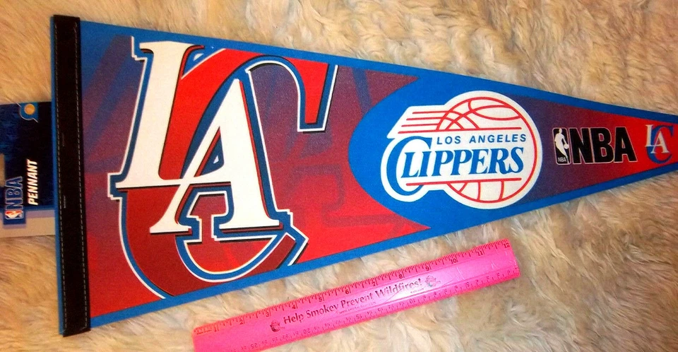 Los Angeles Clippers 2006 NBA Basketball team 30 x 12 Felt Pennant, made in USA - Image 1 of 1