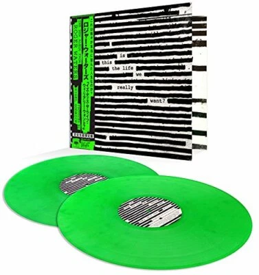 IS This The Life We Really Want? Psychedelic Shocking Green Color Record Limited - Image 1 of 2