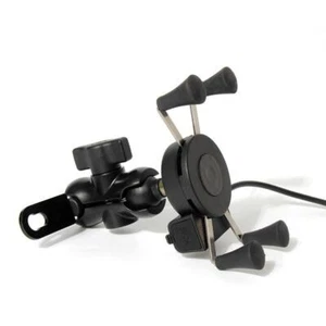 Ram Motorcycle Bike Handlebar Rail Mount X-grip Holder Cell Mobile Phone - Picture 1 of 26
