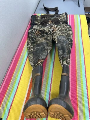 Cabela’s Northern Flight Chest Waders Outdoor Fishing Steel Shank Boots Men’s 9 - Image 1 of 4