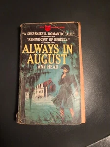 Vintage Gothic PB Book Always in August by Ann Head 1964 - Picture 1 of 8