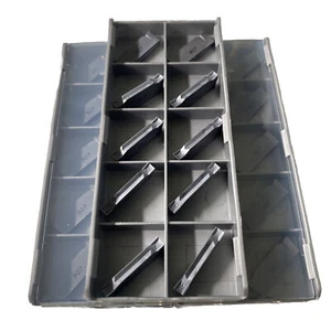 50pcs DGN 3003J CK907 Grooving Carbird Inserts 3mm 10pcs For DGTR Tool DGN 3003 - Picture 1 of 8