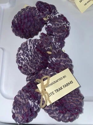 Handmade Crochet XSoft Yarn Toy Child Kid Gift Reusable Water Balloons (6) READ - Image 1 of 4