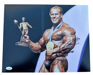 JAY CUTLER SIGNED 11X14 PHOTO 4X MR OLYMPIA JSA COA RACC TRUSTED D - Picture 1 of 1
