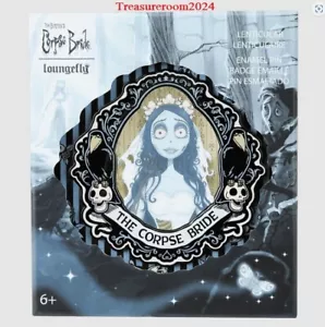Spilla lenticolare LOUNGEFLY DISNEY 3" EDIZIONE LIMITATA 1.600 sposa cadavere Emily NUOVA! - Foto 1 di 6