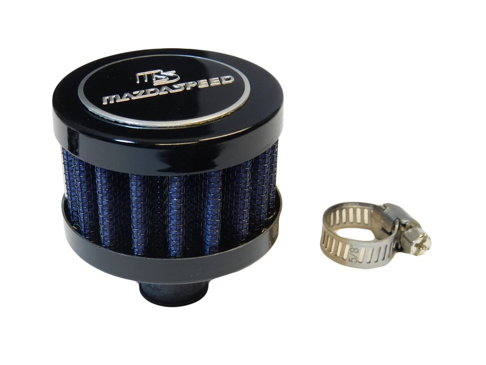 MAZDA JDM 9MM RACING MINI AIR OIL BREATHER FILTER - BLUE Foto 1 de 1