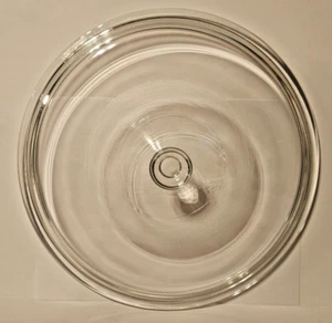 Heavy Glass Lid Cover 11.5” Inside Rim 12.25" O.D. fits 12 inch fry pan skillet - Picture 1 of 4