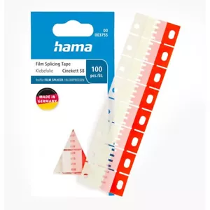 HAMA SPLICING TAPE FOR SUPER 8 PACK 100 SPLICE TABS FILM JOINING SPLICES 3755 - Picture 1 of 1