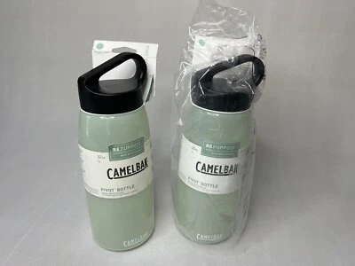 Botella pivotante reutilizable Camelback 32 OZ eco material renovable nuevo verde grande Foto 1 de 3