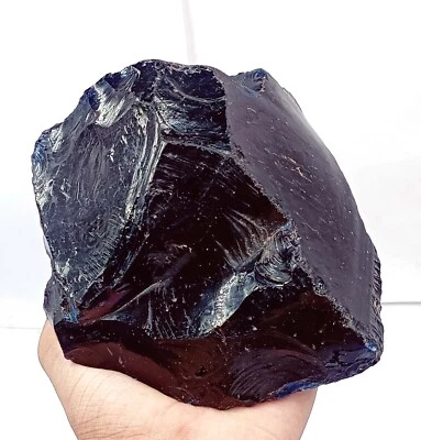 Piedra preciosa suelta Tanzania teñida 5450,00 quilates azul certificado áspero LVK Foto 1 de 4
