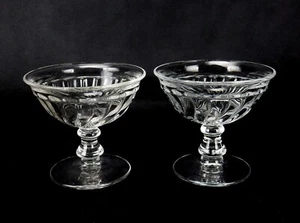 Vintage Fostoria "Colony" Glass Sherbet/Champagne Glass Pair of Champagne Glass - Picture 1 of 9