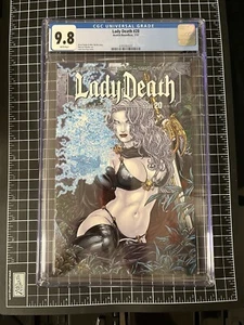 Lady Death #20( 2012) CGC 9.8 # 4395565001 WHITE Pages Brain Pulido story - Picture 1 of 3