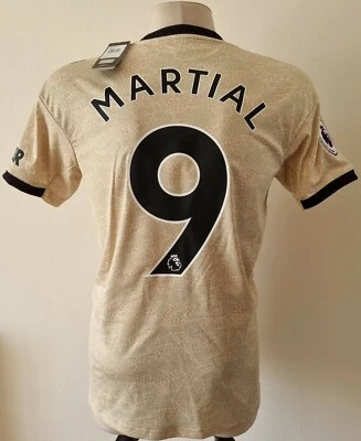 Camiseta Adidas Fútbol Visitante Manchester United 2019-2020 #9 MARCIAL Talla M Adulto Foto 1 de 4