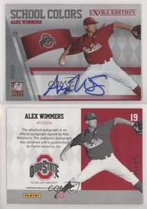 2010 Donruss Elite Extra Edition School Colors Signatures /49 Alex Wimmers Auto
