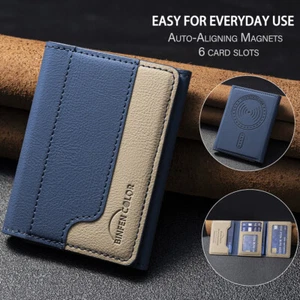 For Universal Phone with Flip Leather Card Holder Sleeve Magnetic Back Wallet - Picture 1 of 83