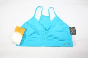 203X05 Champion C9 N9611H Duo Dry Max Girl's Sports Bra MD Blue - Picture 1 of 2