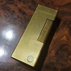 WORKING Dunhill Vintage Rollagas Lighter Gold Overhauled - Picture 1 of 10