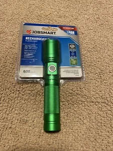 Jobsmart Rechargeable Flashlight 600 Lumens Brand New - Picture 1 of 2