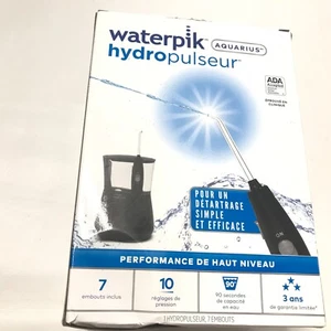 New Waterpik Aquarius WaterFlosser Professional For Teeth Gums Plaque Black - Picture 1 of 4