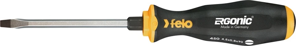 Felo - Slotted-Screwdriver with 3C-handle, continuous blade and hammer cap - Image 1 of 1