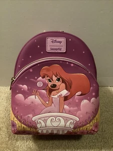 LOUNGEFLY DISNEY GOOFY MOVIE ROXANNE MINI BACKPACK ~ WITH TAGS~ BRAND NEW - Picture 1 of 6