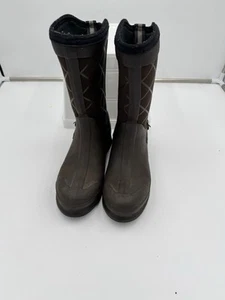 Women's Equestrian Muck Boots Chocolate/Brown Size 6-6.5 Lower to MId Calf - Picture 1 of 11