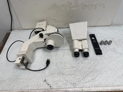 Cabezal binocular de microscopio Zeiss Axiovert 200 / Barra de brazo ligero / Objetivos Foto 1 de 4