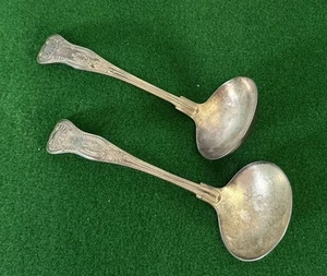 2 Vintage Reed & Barton USN U. S. Navy Anchor Kings Soup or Punch Ladel - Picture 1 of 13