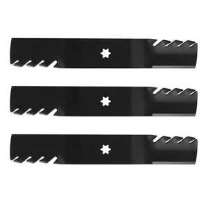 Paquete de 3 cuchillas de cortacésped para cubiertas Cub Cadet GT1054 GT1554 GTX1054, Toro GT2300 54" - Imagen 1 de 6