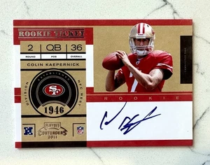 2011 Contenders COLIN KAEPERNICK Auto Rookie Ticket 49ers🔥**PACK PULLED MINT** - Picture 1 of 2