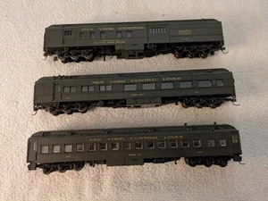 Athearn HO " New York Central"Passenger Cars Set Of 3. RPO, Diner and Coach - Picture 1 of 8