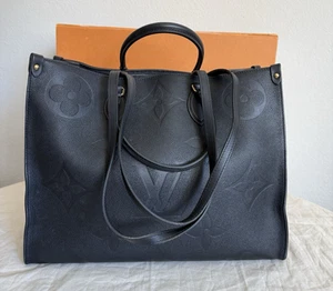 Louis Vuitton Empreinte Monogram Giant Onthego GM Black - Picture 1 of 24