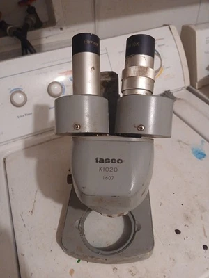 vintage Tasco K1020 dual ocular microscope + 2x Tasco eyepiece - Image 1 of 4