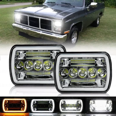 Faro LED PUNTO 7x6" Hi-Lo H4 para camioneta GMC C1500 C2500 C3500 K1500 S15 Foto 1 de 4