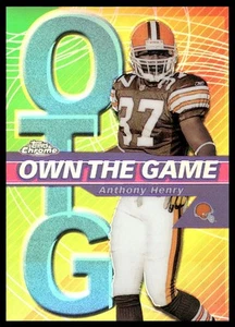 2002 Topps Chrome #OG30 Anthony Henry SN Own the Game Refractors #/100 Browns - Picture 1 of 2