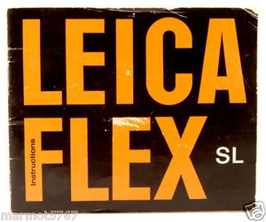 LEICAFLEX SL INSTRUCTION MANUAL!! GOOD CONDITION!! - Picture 1 of 1
