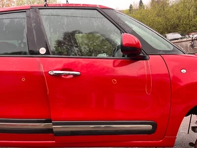 FIAT 500L 2014 CONDUCTORES DELANTERO OFF SIDE PUERTA DELANTERA COMPLETA ROJA Foto 1 de 4