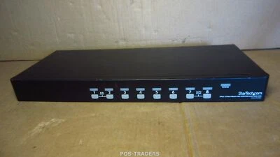 StarTech SV831DUSBU 8 Port 1U Rackmount USB VGA KVM Switch with OSD - EXCL PSU - Bild 1 von 4
