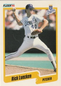 FREE SHIPPING-MINT-1990 Fleer Rick Luecken #113 ROYALS PLUS BONUS CARDS - Picture 1 of 1