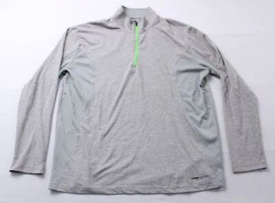 Pullover PGA TOUR para hombre serie Pro cuarto cremallera L/S CG2 gris jaspeado grande Foto 1 de 4