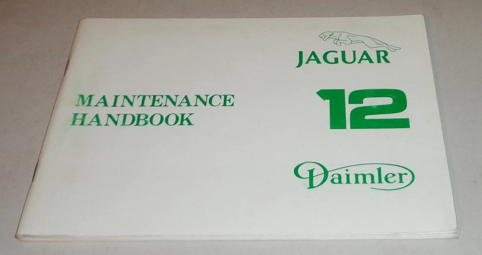 Manuale Di Manutenzione Jaguar XJ 12 Daimler Double Six Serie II - Immagine 1 di 1
