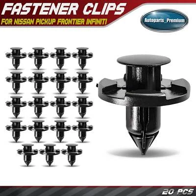 20x 8mm Nylon Parachoques Guardabarros Panel de Ajuste Clips Retenedor para Nissan Pickup INFINITI Foto 1 de 4