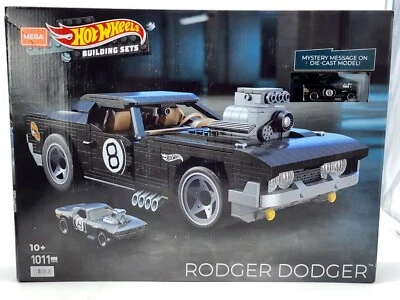 New Mega Construx Hot Wheels Rodger Dodger Vehicle Construction Set Sealed 10+ - Image 1 of 4