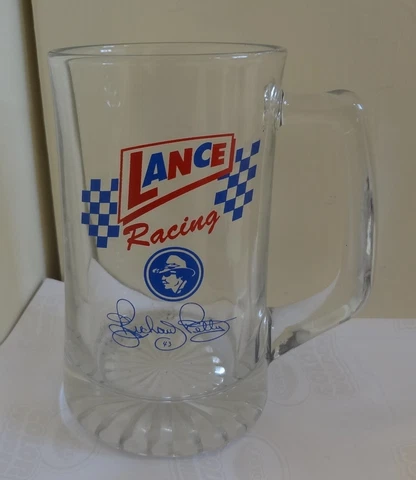 Lance Racing Richard Petty #43 Glass Beer Mug 24 oz Cover