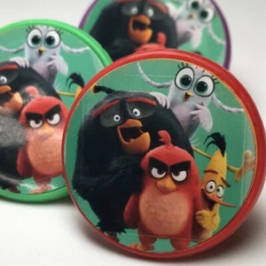 Angry Birds Birthday Party Favors Red Rings - Set of 36 - Picture 1 of 12