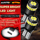Auxito T10 Led License Plate Light Bulbs 6000k Super Bright White 168 2825 W5w