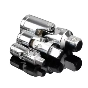 Universal Joint Socket Drive Adapter Reducer Flexible Connector 1/4" 3/8" 1/2" - Picture 1 of 5